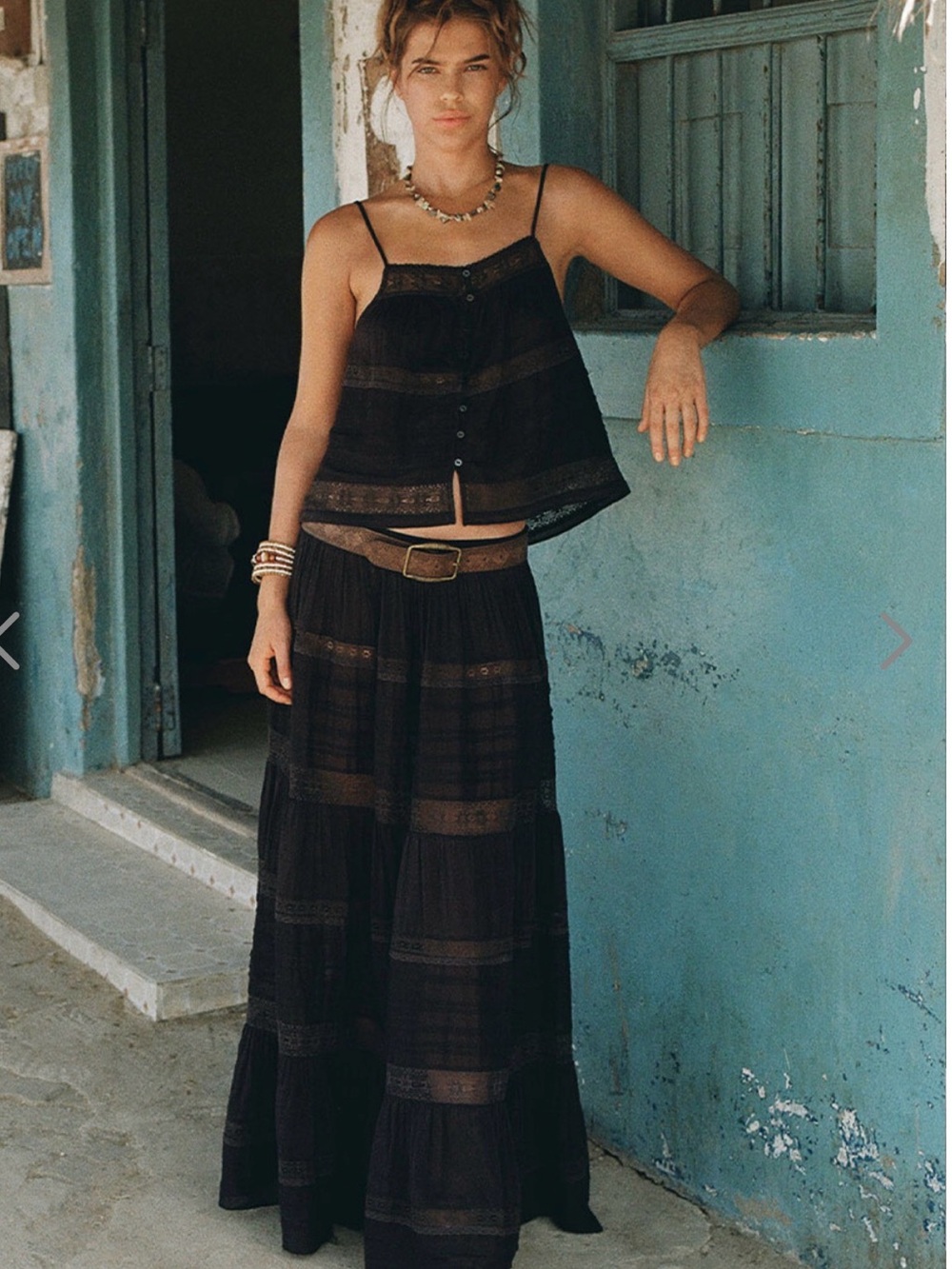 ISO! Spell and the Gypsy black teodora cami and skirt